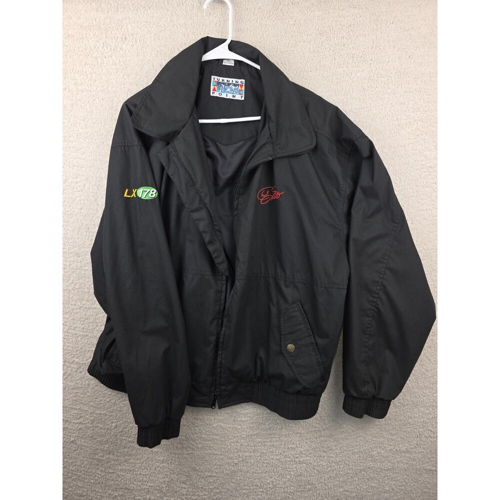 Turning Point John Deere Motorsports Racing Jacket Size XL Black